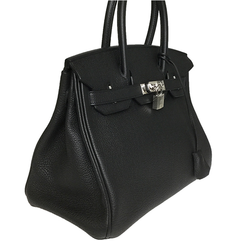 

Hermes Noir Togo Leather Palladium Hardware Birkin 30 Bag, Black
