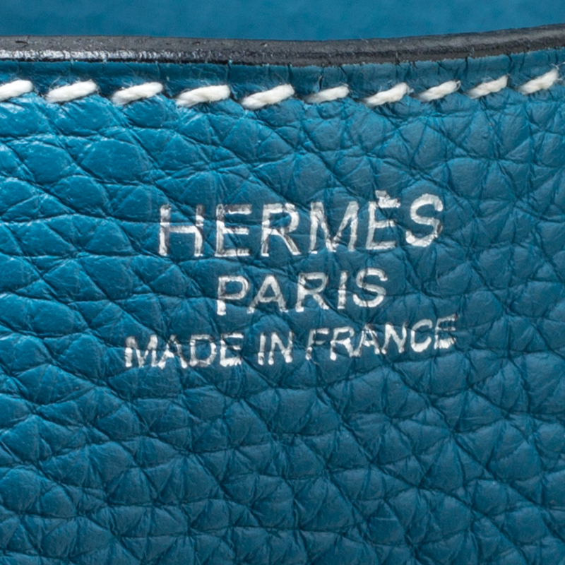Hermès Lindy 30 Togo Blue Jean PHW - Kaialux