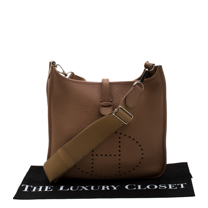 Hermes Alezan Taurillon Clemence Leather Evelyne III TGM Bag Hermes | The  Luxury Closet