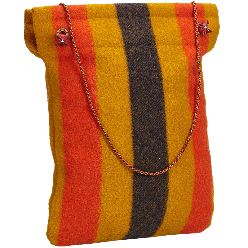 

Hermes Multicolor Wool Canvas Rocabar Aline Grooming Bag