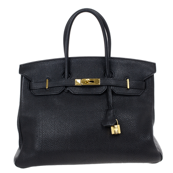 Hermes Black Togo Birkin 35
