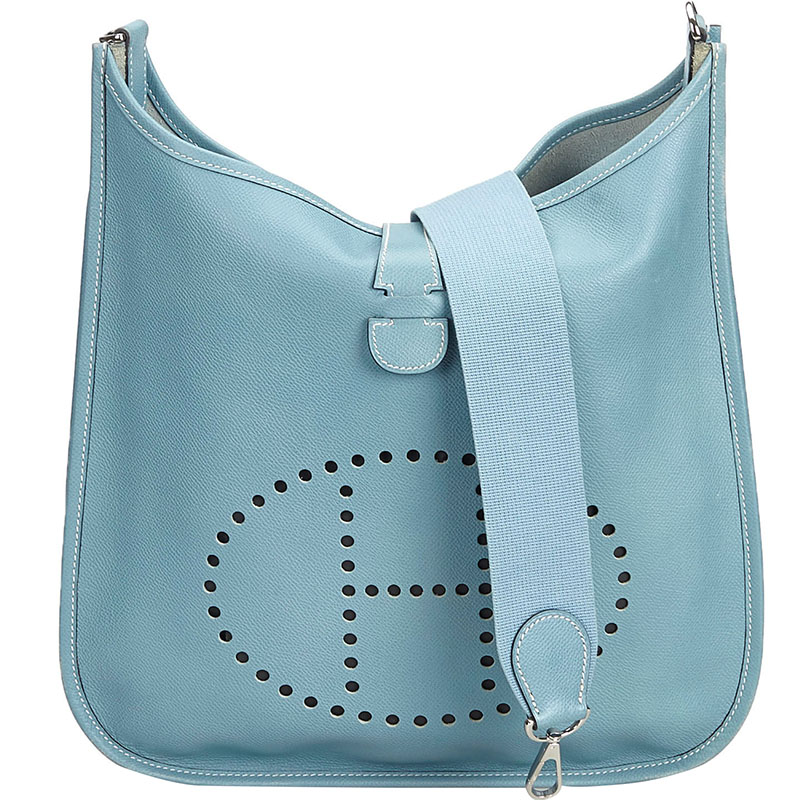 hermes light blue bag