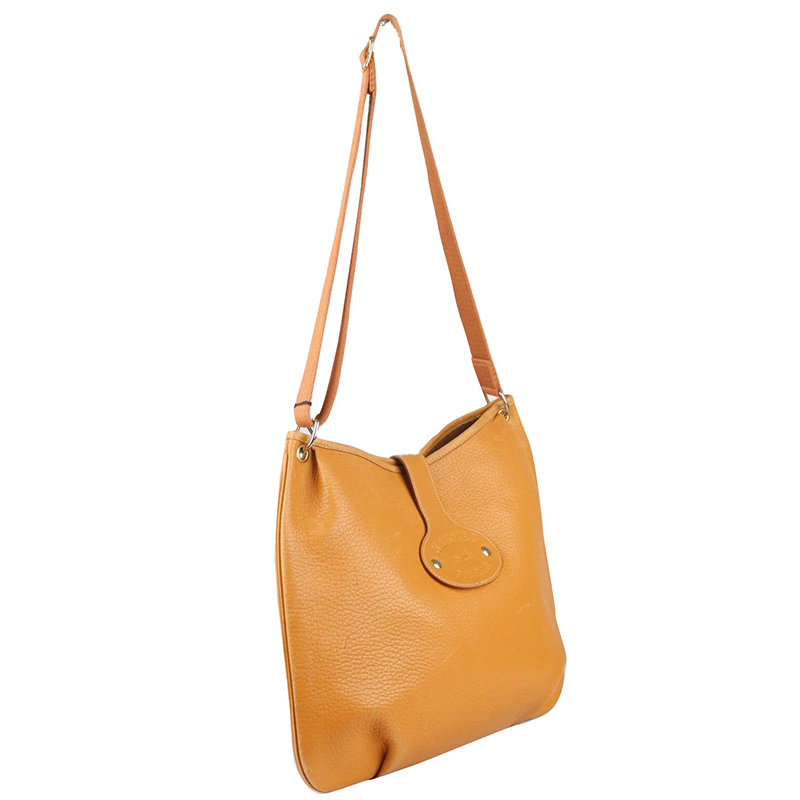

Hermes Tan Leather Rodeo Crossbody Bag
