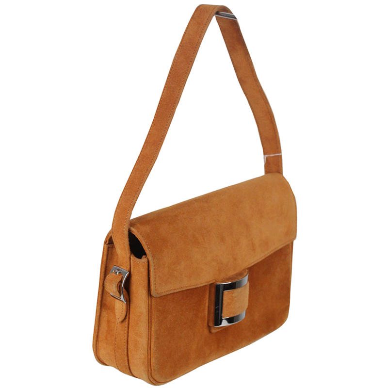 

Hermes Brown Suede Sac Martine Shoulder Bag