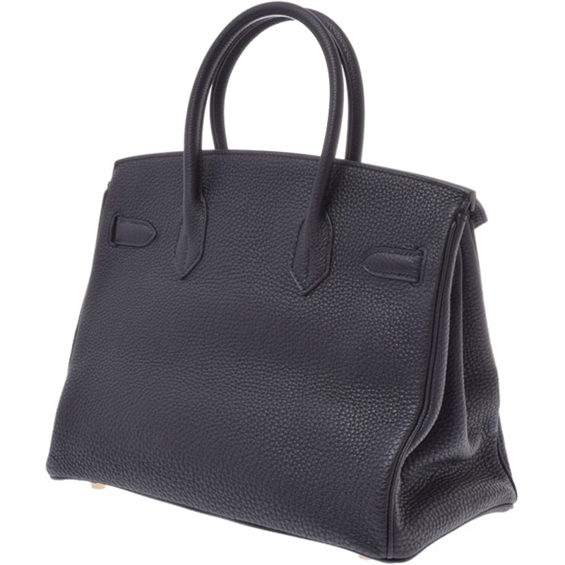 

Hermes Black Togo Leather Palladium Hardware Birkin 30 Bag