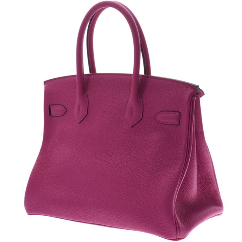 

Hermes Rose Purple Togo Leather Gold Hardware Birkin 30 Bag