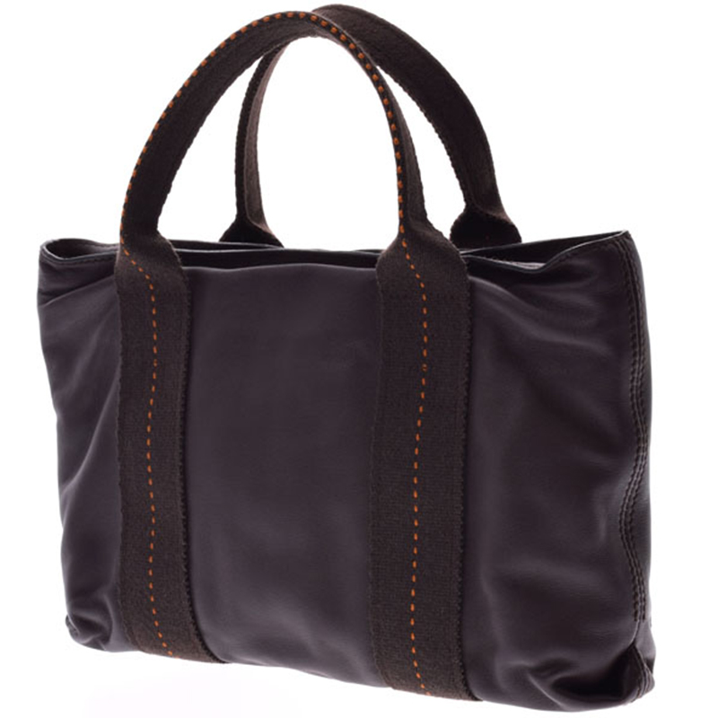 

Hermes Brown Leather Horizontal PM Tote