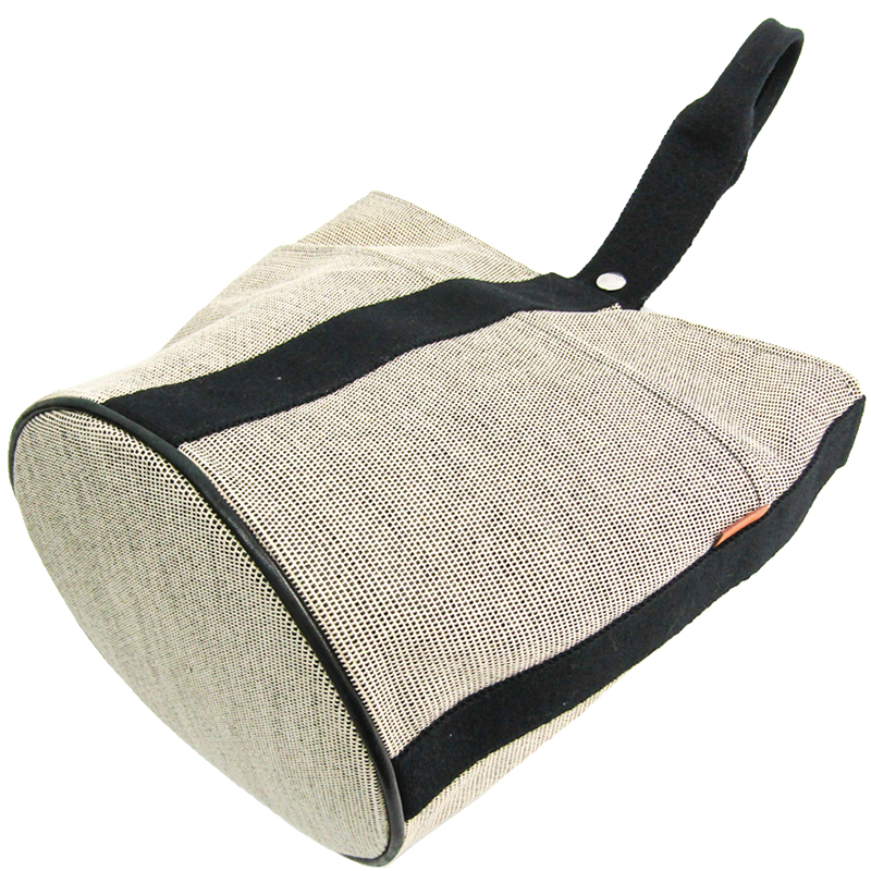 

Hermes Black Toile H Canvas MM Tote Bag, Beige