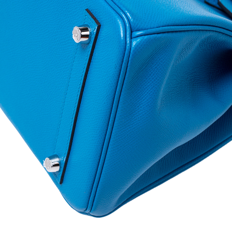 Hermès Birkin 30 Bleu Zanzibar Epsom Palladium Hardware PHW