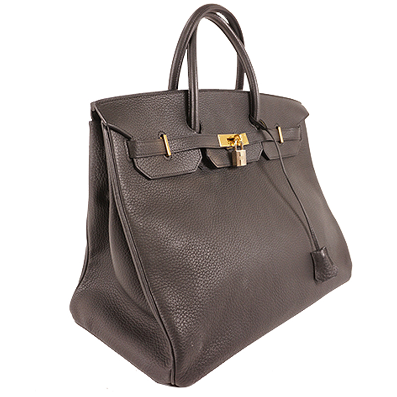 

Hermes Black Togo Leather Birkin 40 Bag