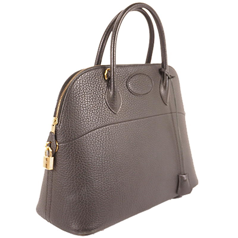 

Hermes Black Ardennes Leather Bolide 35 Bag