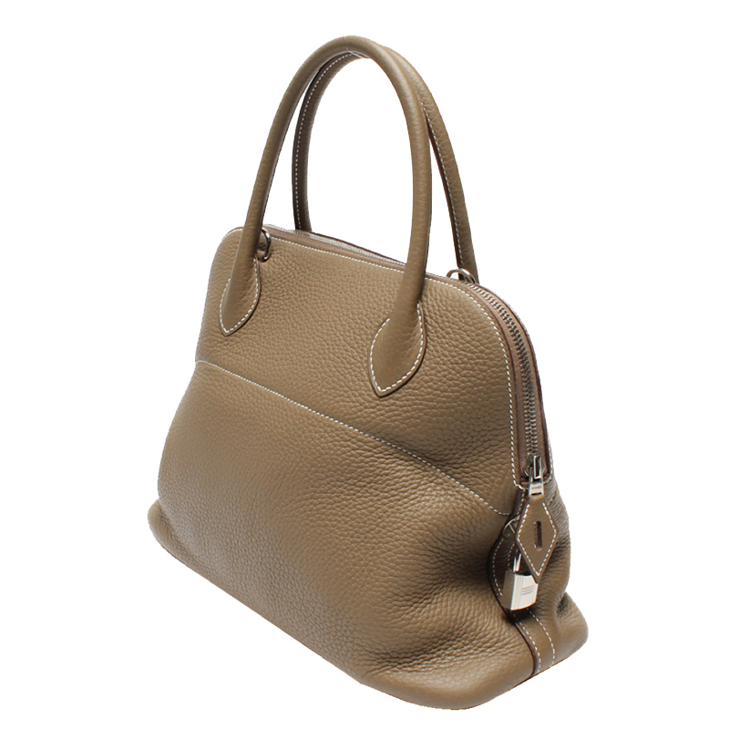 

Hermes Brown Canvas Bolide 31 Bag