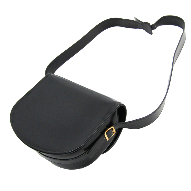 

Hermes Black Ardennes Leather Baldo Golf Shoulder Bag