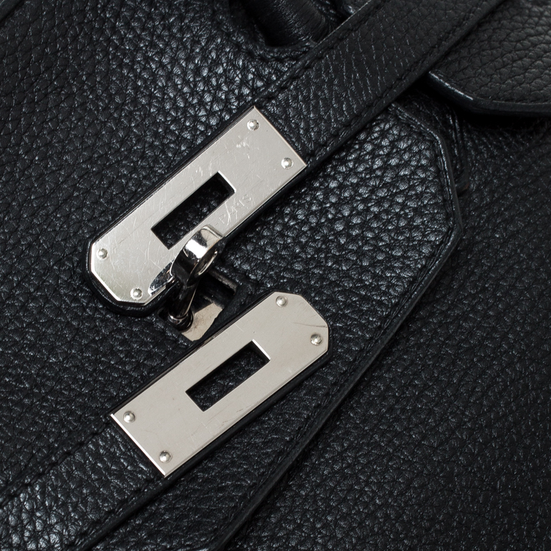 Hermès, Black Togo Birkin with Silver Hardware