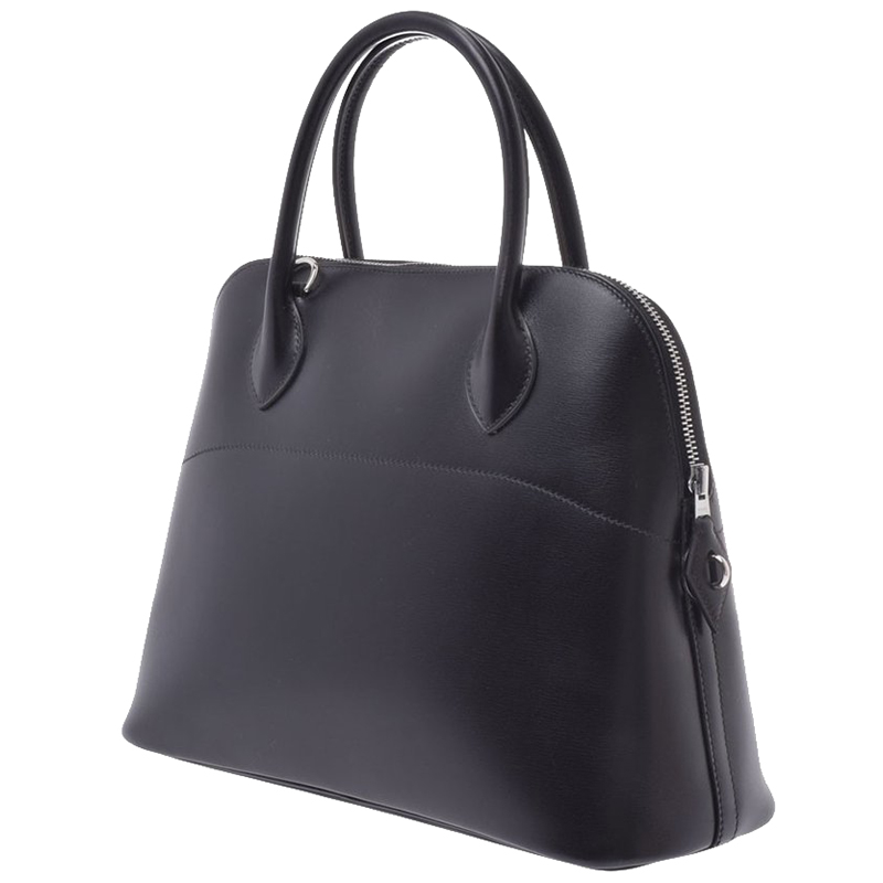 

Hermes Black Calfskin Leather Bolide 31 Bag