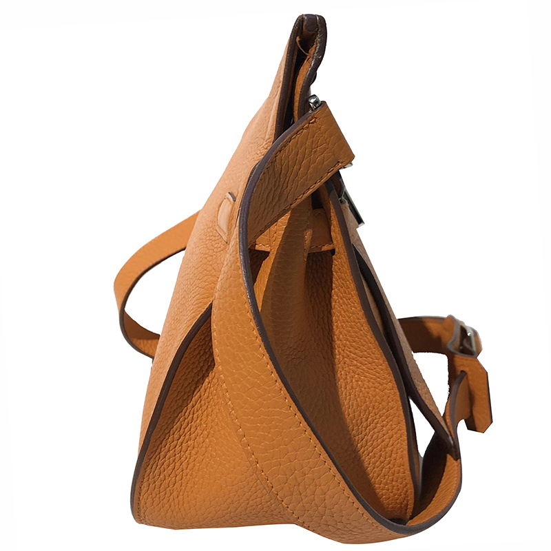 

Hermes Orange Clemence Leather Palladium Hardware Jypsiere 28 Bag