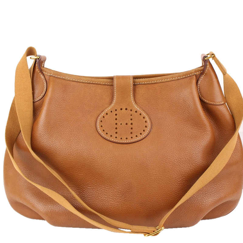 Hermes Brown Leather Rodeo II Bag Hermes | The Luxury Closet