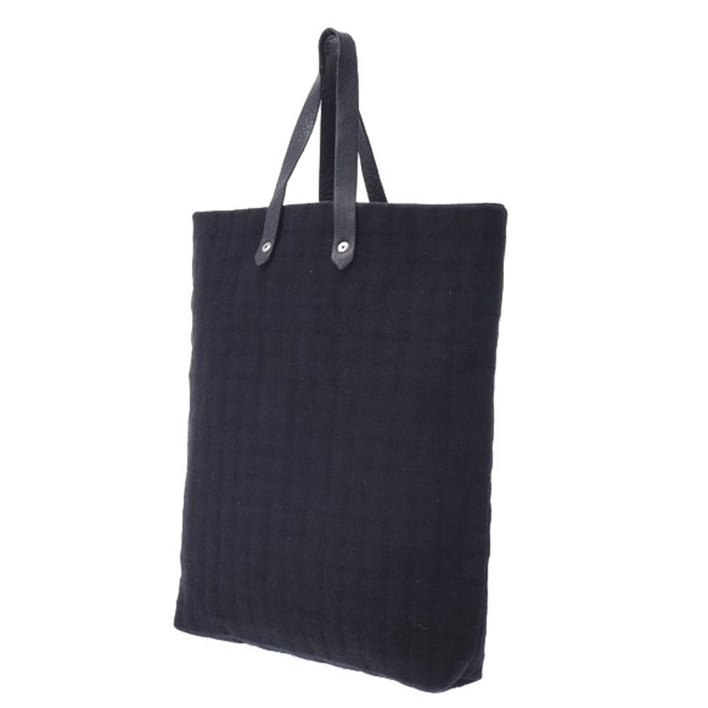 

Hermes Black Canvas And Leather Amedabad GM Tote
