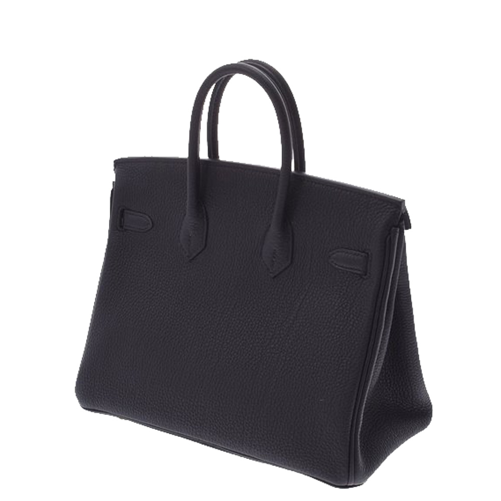 

Hermes Black Togo Leather Gold Hardware Birkin 25 Bag