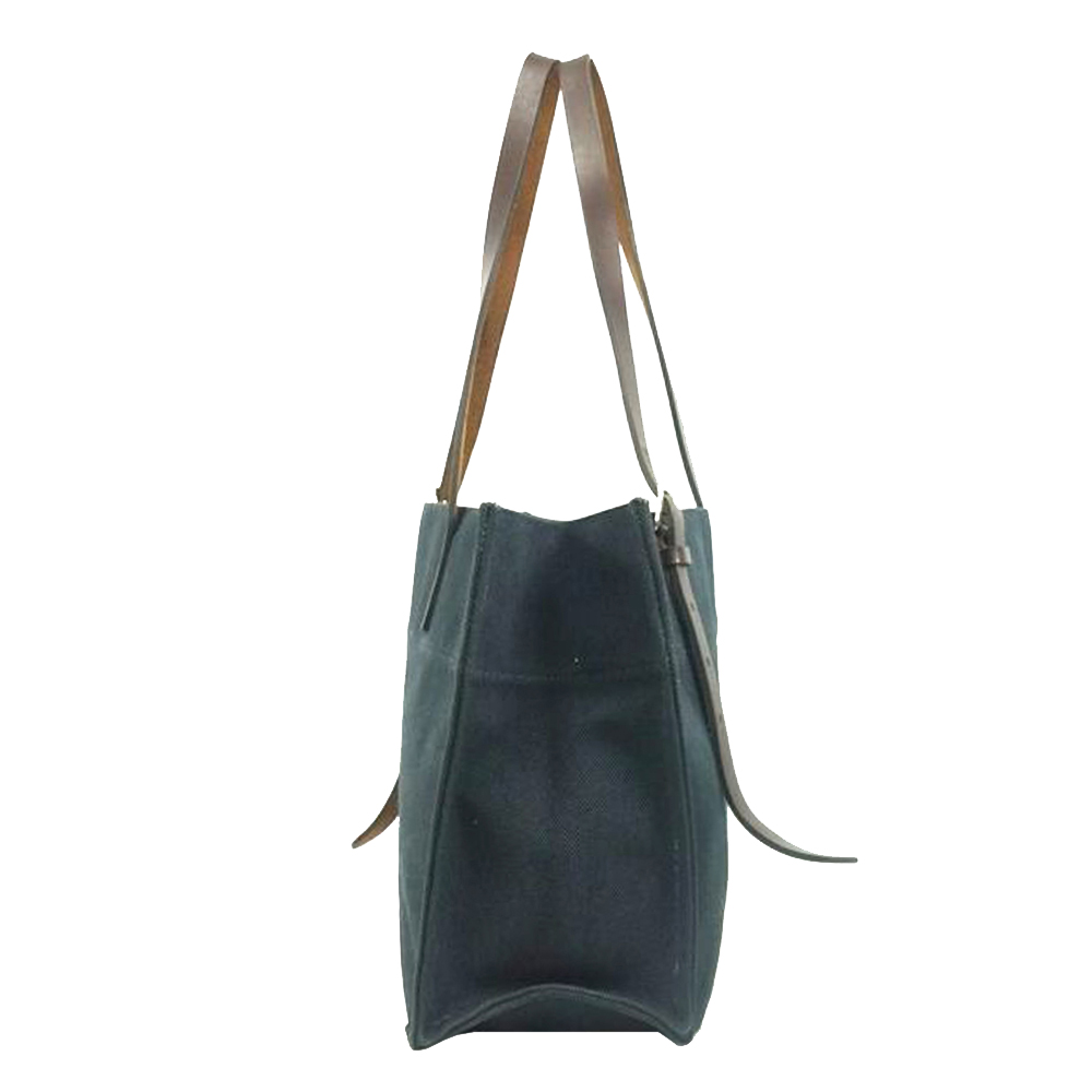 

Hermes Black Canvas Etriviere Tote Bag