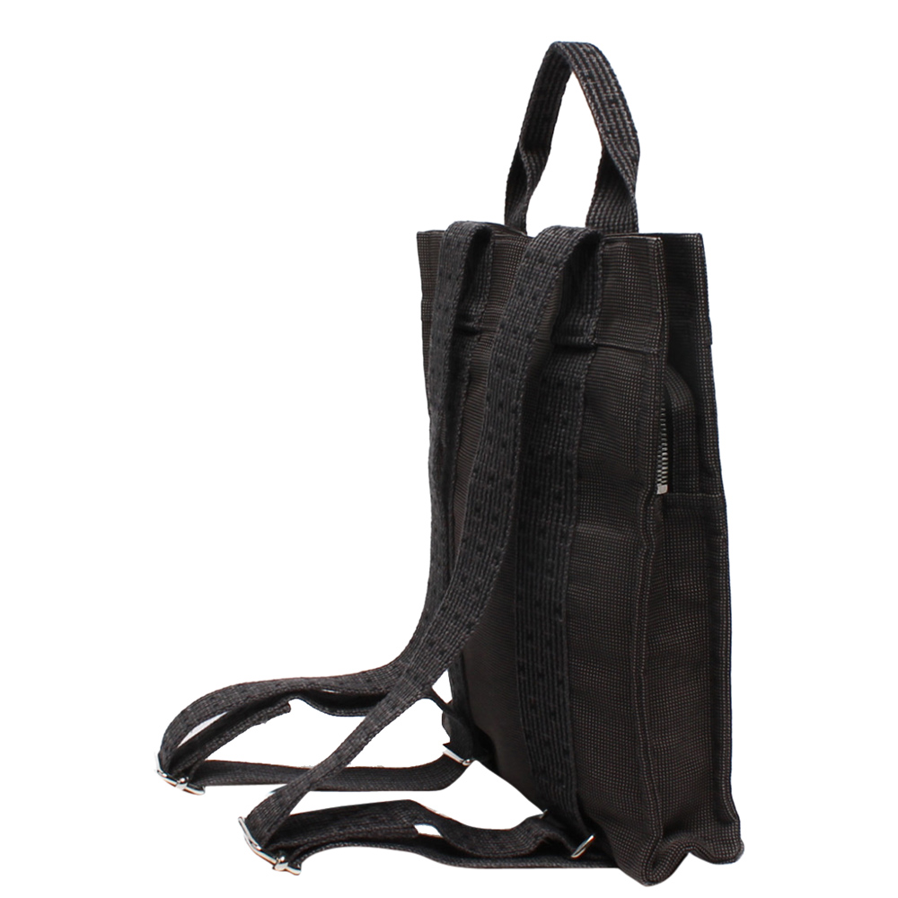 

Hermes Grey Canvas Herline Backpack
