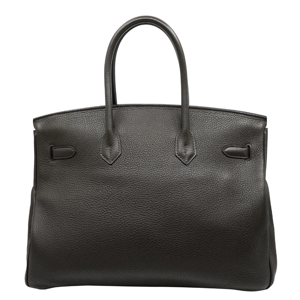 

Hermes Green Togo Leather Palladium Hardware Birkin 35 Bag