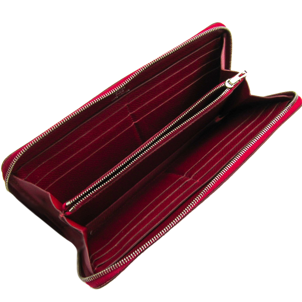 

Hermes Ruby Epsom Leather Asap Long Wallet, Pink