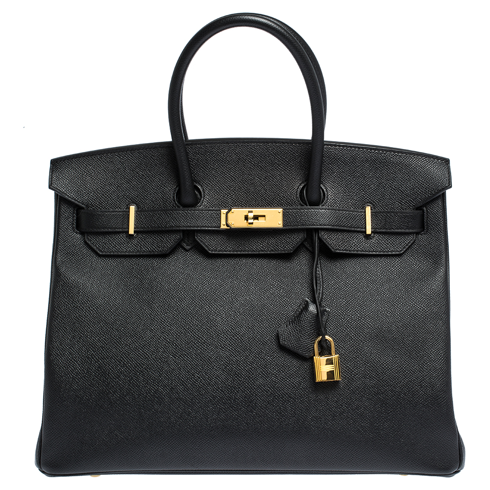 black hermes handbag