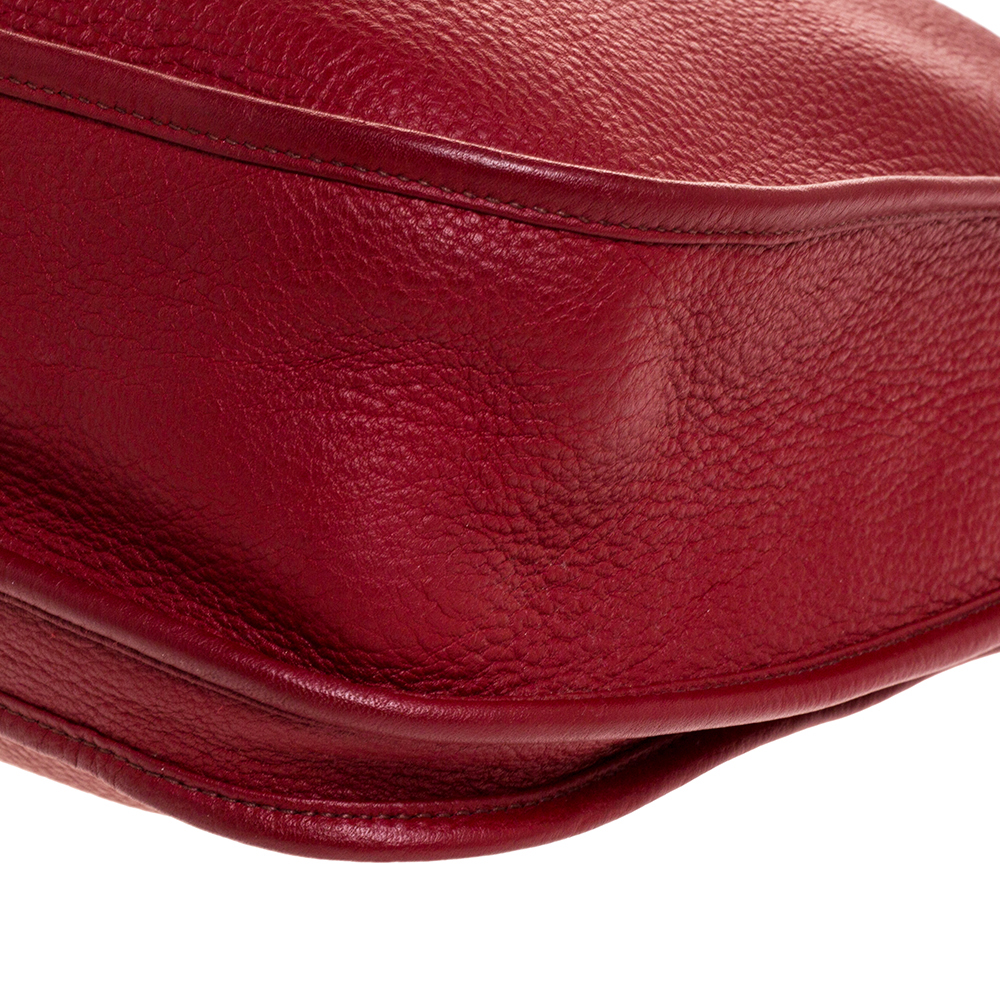 HERMÈS Evelyne III in red Clemence Leather Shoulder Bag – THE