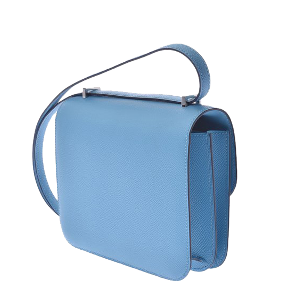 

Hermes Blue Epsom Leather Constance Bag