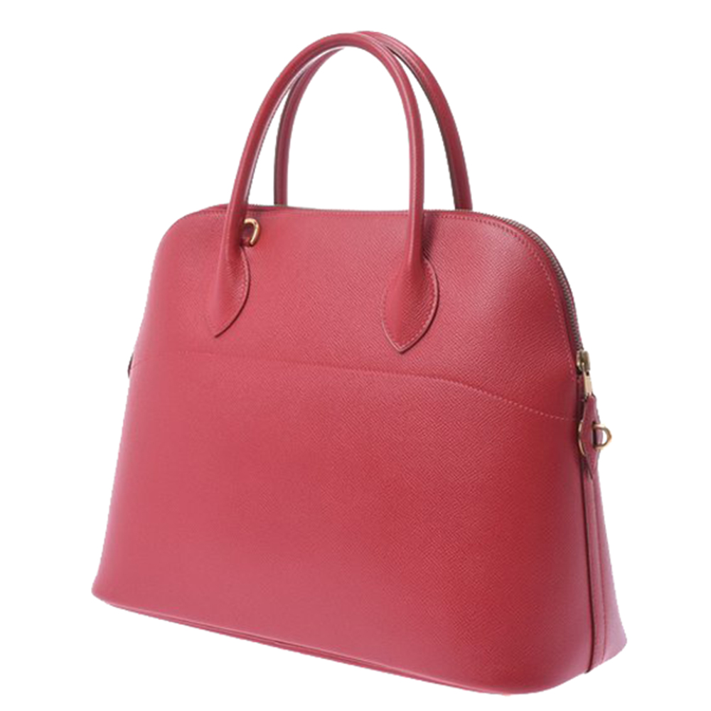 

Hermes Red Courchevel Leather Bolide 35 Bag
