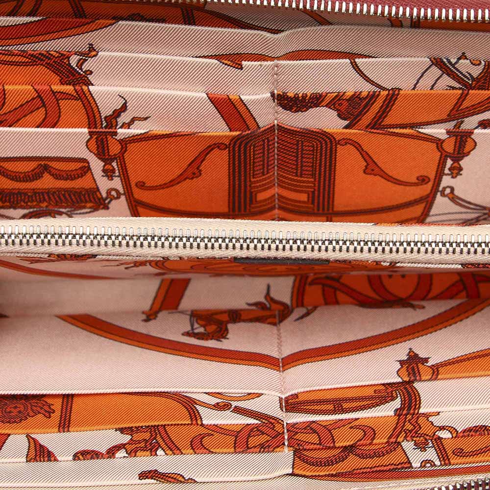 

Hermes Red Leather Epsom Azap Wallet