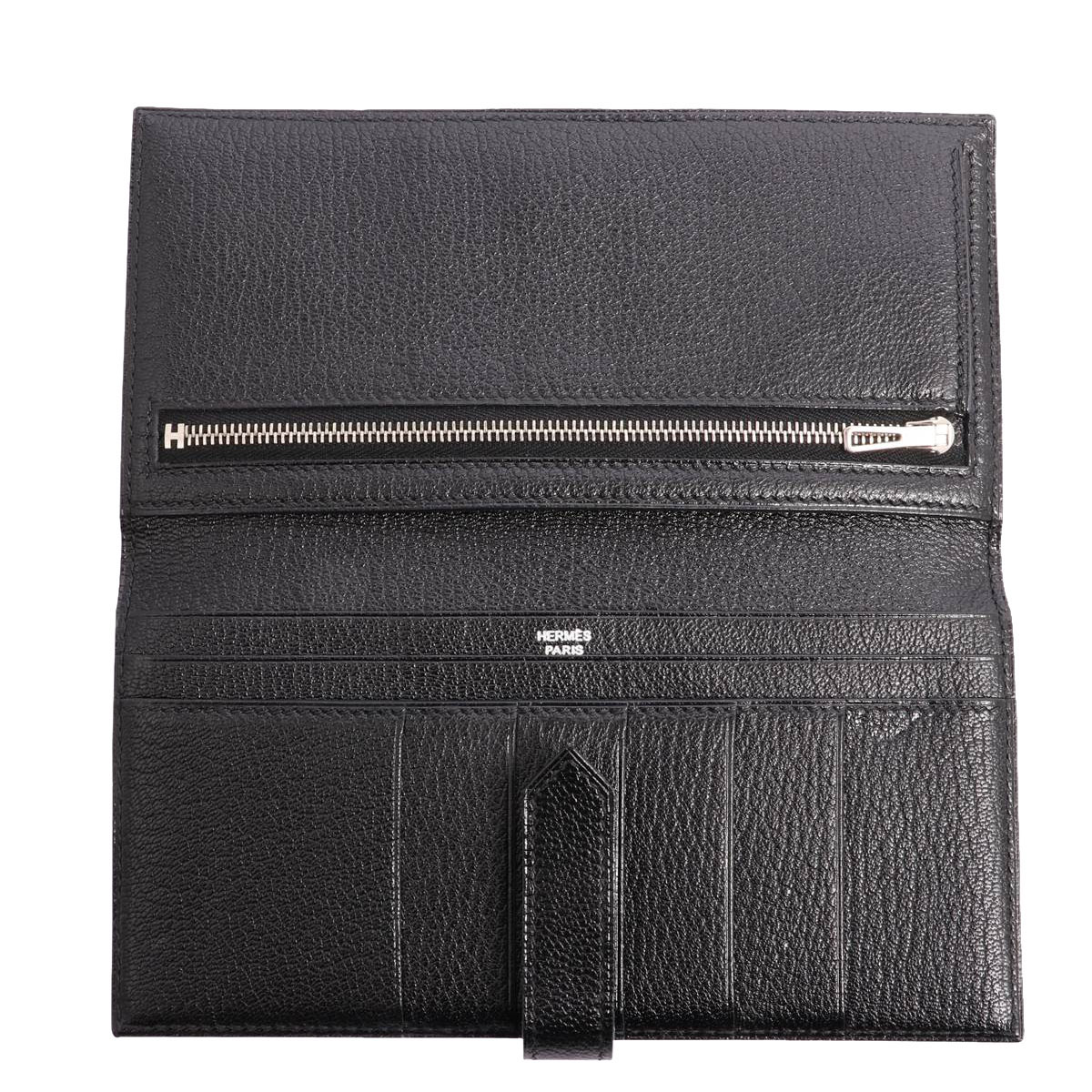 

Hermes Black Ch÷vre Mysore Leather Bearn Wallet