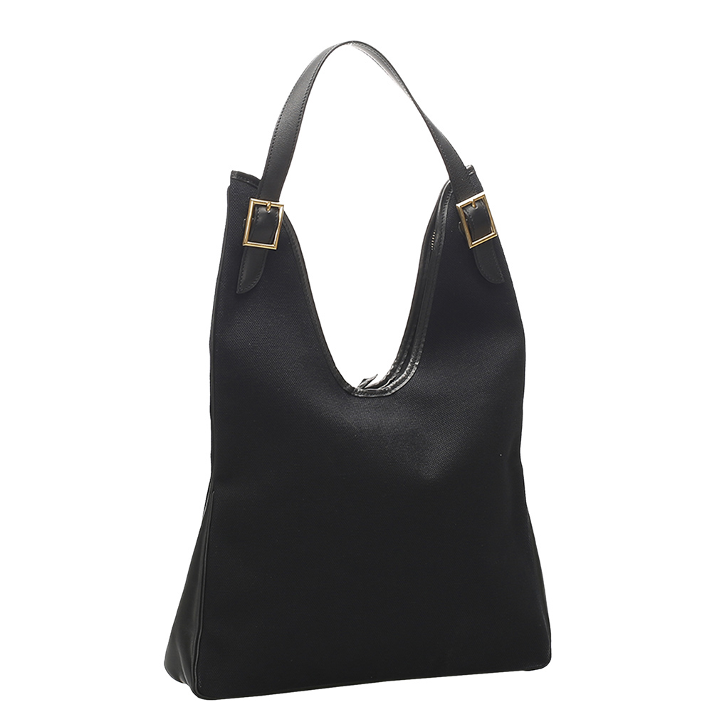 

Hermes Black Togo Leather Massai PM bag