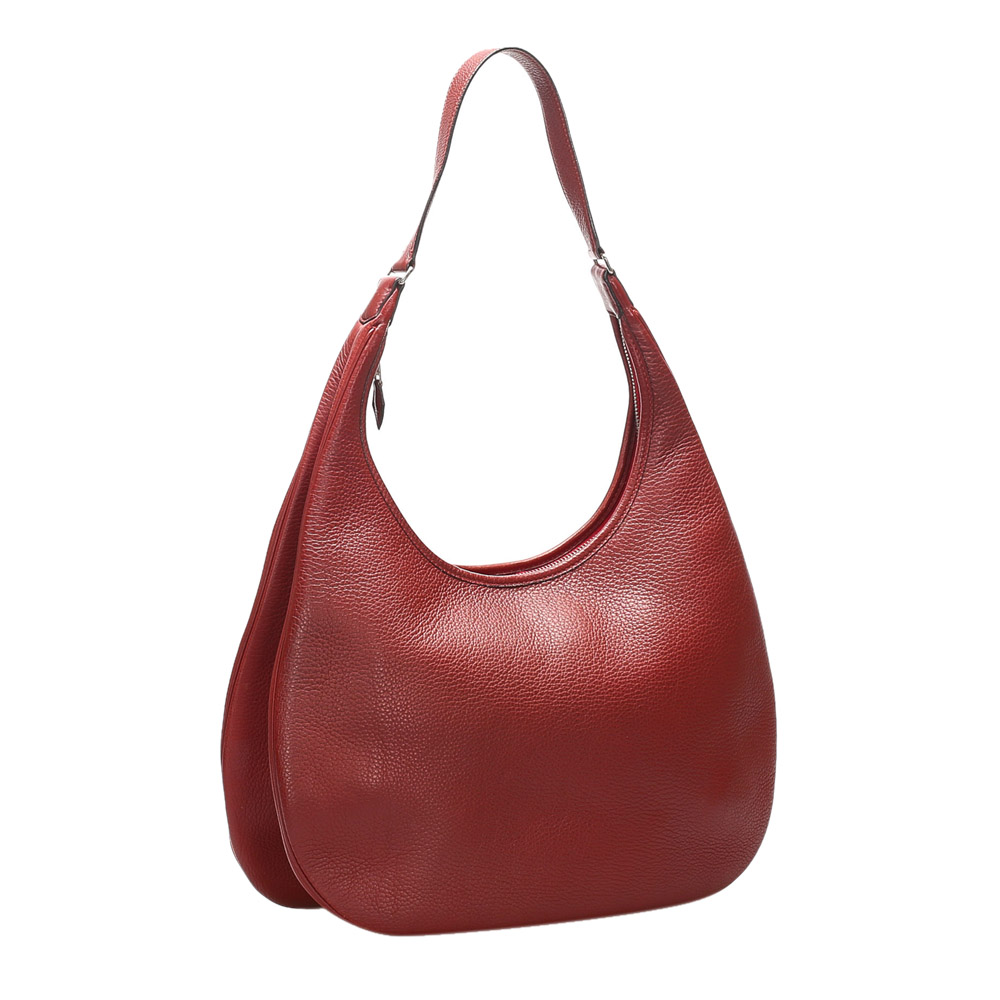 

Hermes Red Leather Gao Shoulder Bag