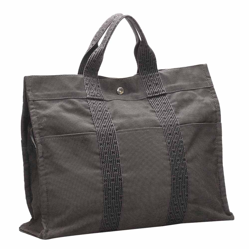 

Hermes Brown Canvas Fourre Tout MM Bag, Multicolor