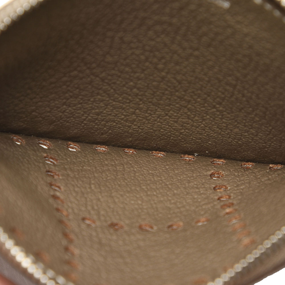 

Hermes Brown Leather Evelyn Coin Purse