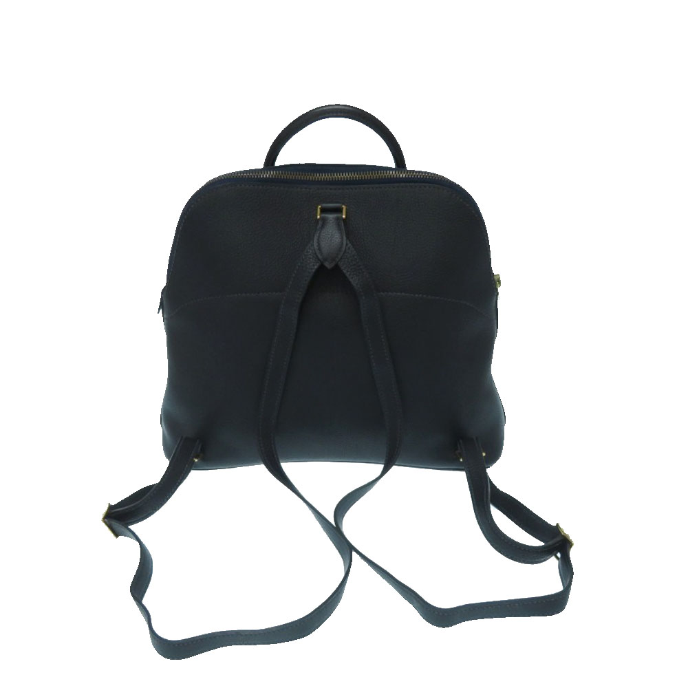 

Hermes Navy Blue Leather Bolide Backpack