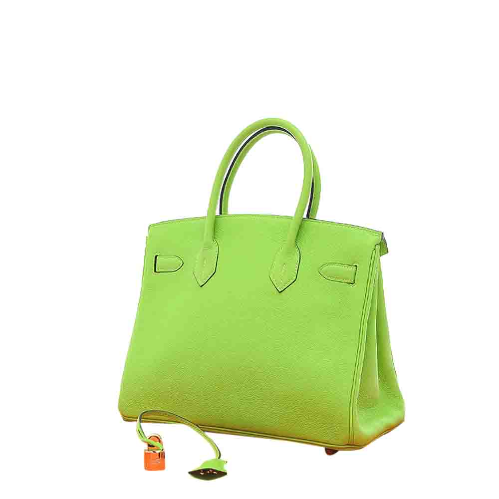 

Hermes Green Togo Leather Gold Hardware Birkin 30 Bag