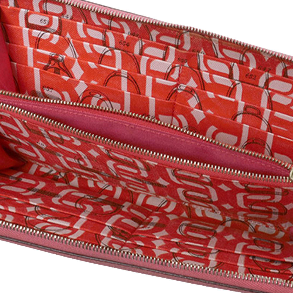 

Hermes Pink Epsom Leather Azap Wallet
