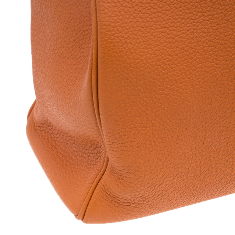 Kelly 40 handbag Hermès Orange in Plastic - 25182948