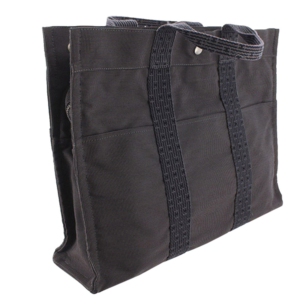 

Hermes Grey Canvas Fourre Tout MM Bag
