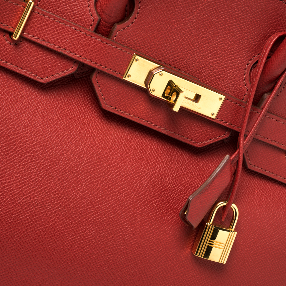 A NATUREL EPSOM LEATHER HAC BIRKIN 32 WITH GOLD HARDWARE, HERMÈS