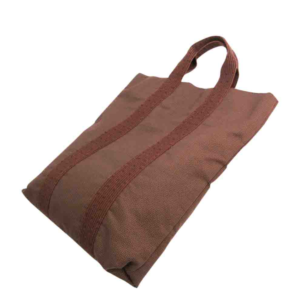 

Hermes Brown Canvas Herline Tote Bag