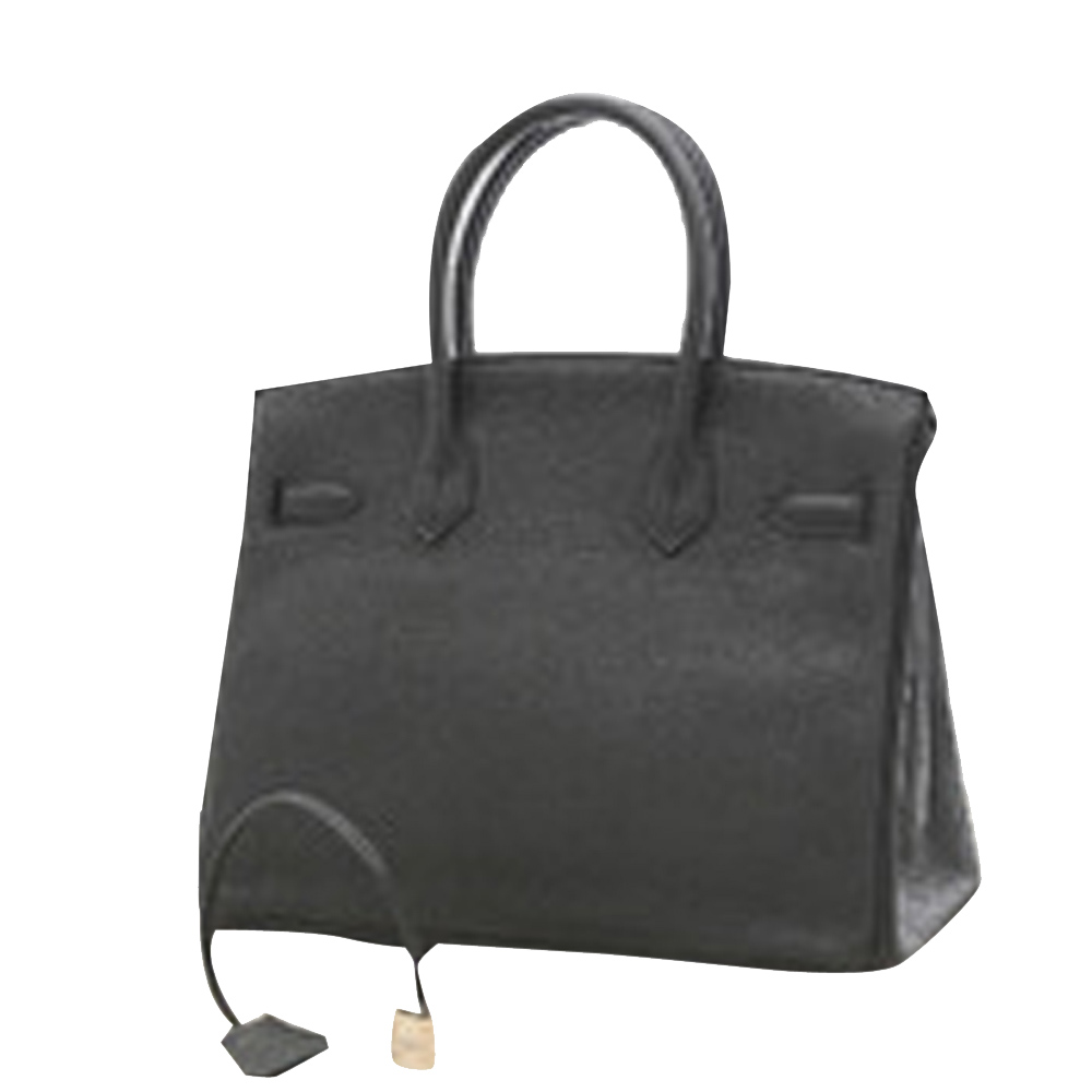 

Hermes Black Togo Leather Birkin 30 Bag