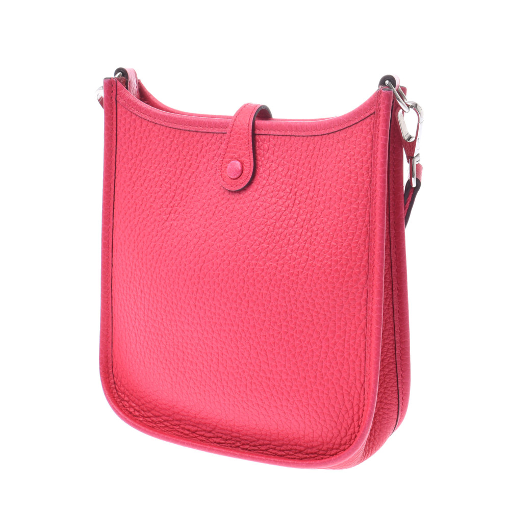 

Hermes Pink Leather Evelyne TPM Shoulder Bag