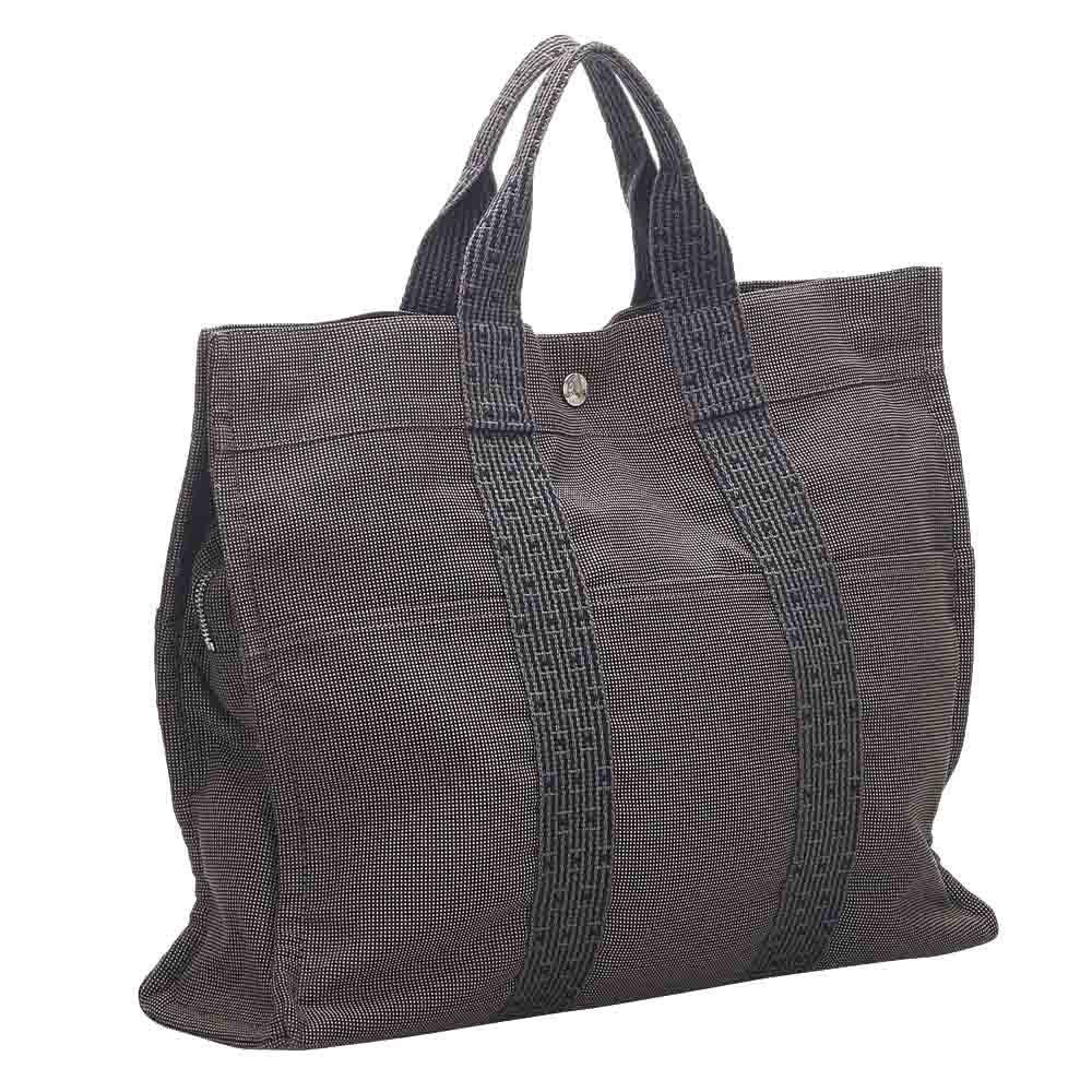 

Hermes Grey Canvas Fourre Tout Shoulder Bag