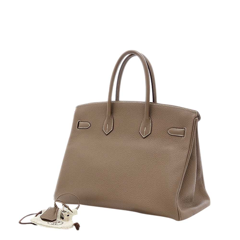 

Hermes Grey Togo Leather Palladium Hardwarre Birkin 35 Bag