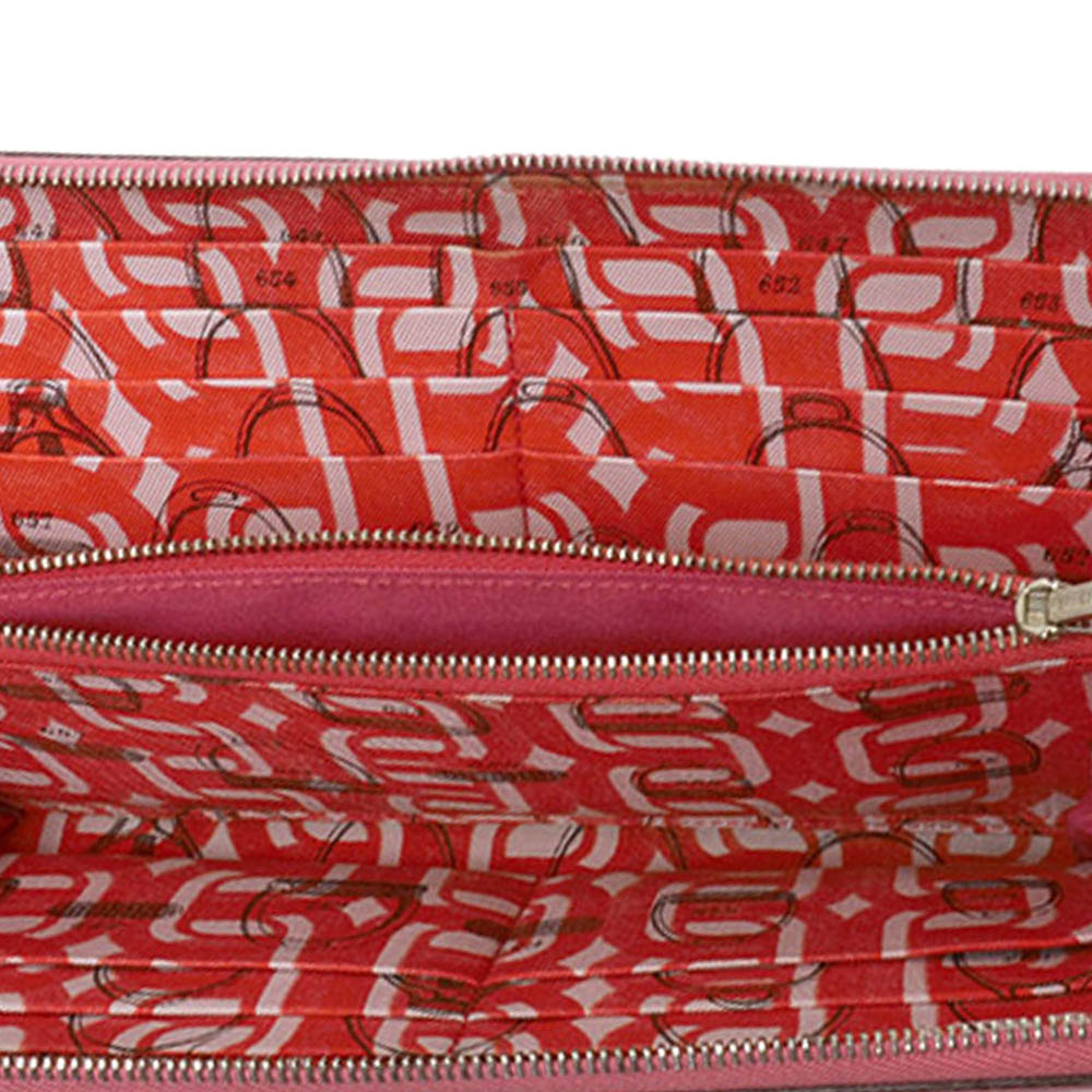 

Hermes Pink Epsom Leather Azap Wallet