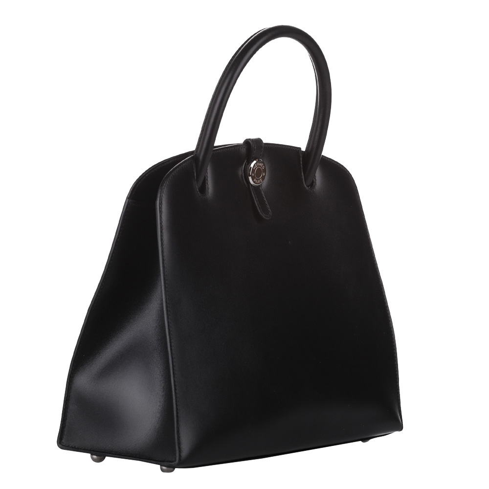 

Hermes Black Box Leather Dalvy Bag